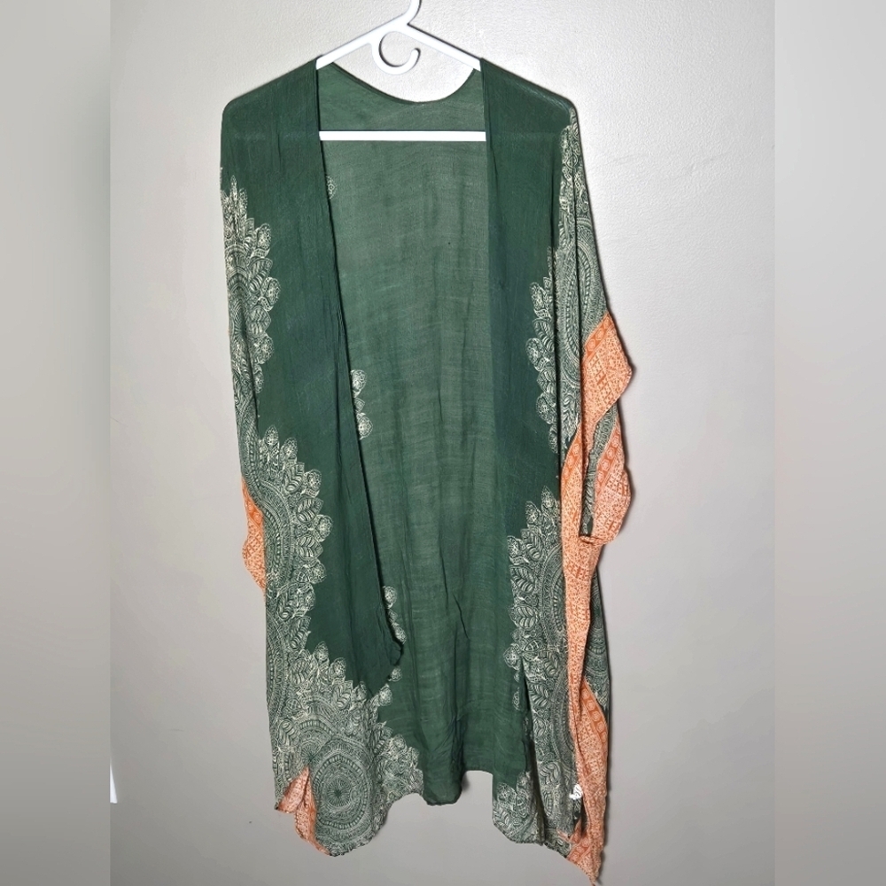 Ruggine Boho Festival Indie Witchcore Oversize‎ Kimono Duster, One Size